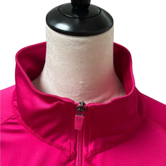 Danskin Now Women’s XL Pink Full Zip Jacket Semi-Fitted - Picture 7 of 10